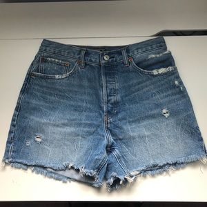 High rise mom shorts